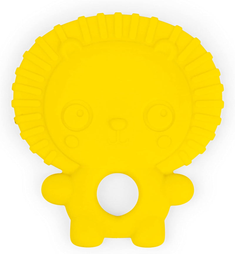 Bright Starts Gummy Buddies 3-Pack Textured Teethers - BPA-Free Elephant, Lion, Monkey - Unisex, 3 Months +
