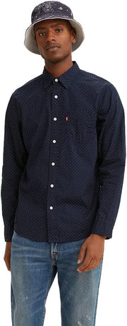 Mens CLASSIC 1 PKT STANDARD Shirt (pack of 1) - Blues