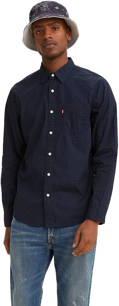 Mens CLASSIC 1 PKT STANDARD Shirt (pack of 1) - Blues