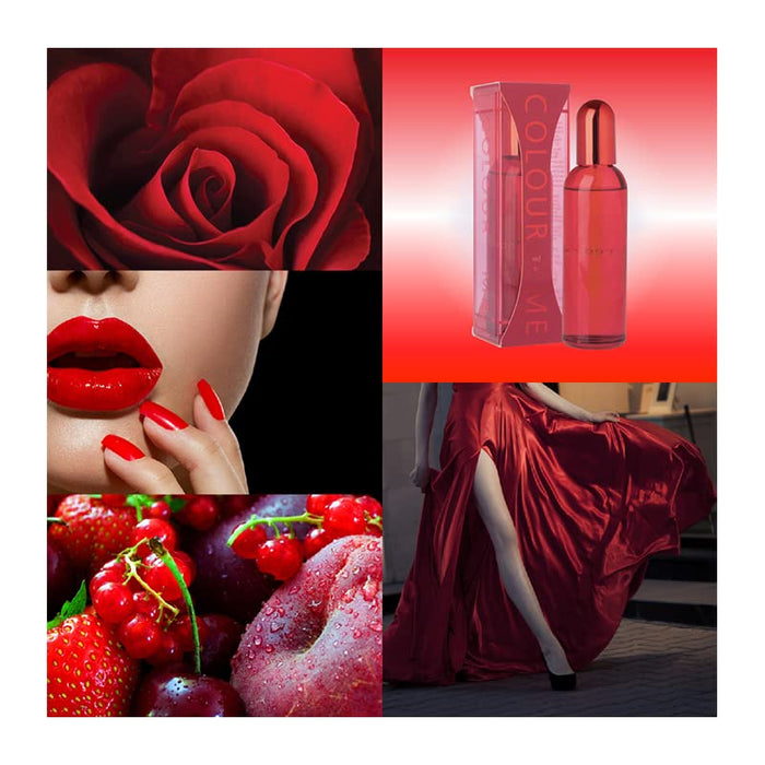 Colour Me Red - Fragrance for Women - 100ml Eau de Parfum, by Milton-Lloyd