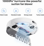 Xiaomi Robot Vacuum S40 Smart Laser Navigation Robot Mop, Powerful 10000 Pa Suction for Pet Hair, Carpets & Hard Floors