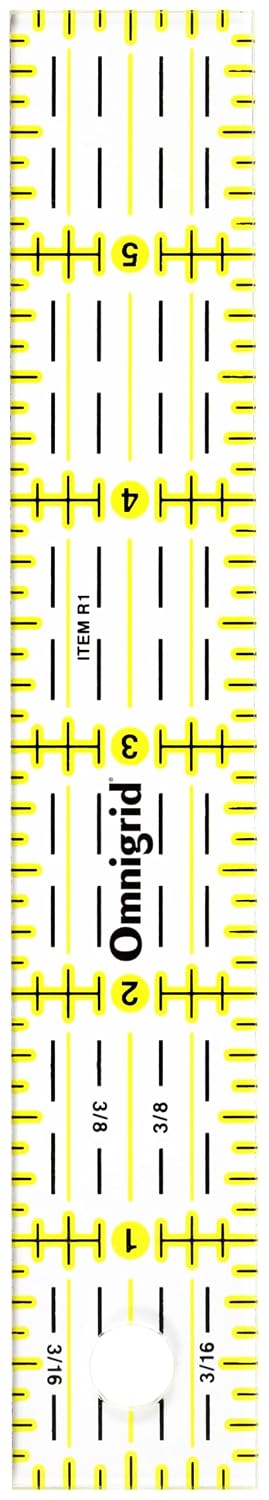 Omnigrid Ruler 1x6" - Rectangle 1" x 6"