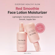 Red Smoothie Lotion 5, Face Moisturizer with Niacinamide 5%, Collagen, Peptide Complex, Hydrating Skin Care, 6.76 fl oz