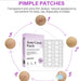 KASTWAVE Patches for Face, Pimple Cosmetics Original Patch - Pimple Spot Treatment, Invisible Pimple Patches For Covering Zits Andblemishes, Invisible Skin Sticker (72 Count)