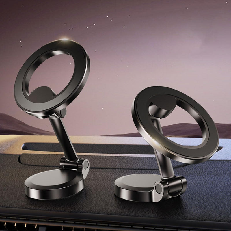 Magnetic Phone Holder for Car Fits MagSafe Car Mount, 360 Rotation Car Mount Hands Free Dashboard Mobile Holder, Fit for iPhone 12-15 & All Phones - Black03