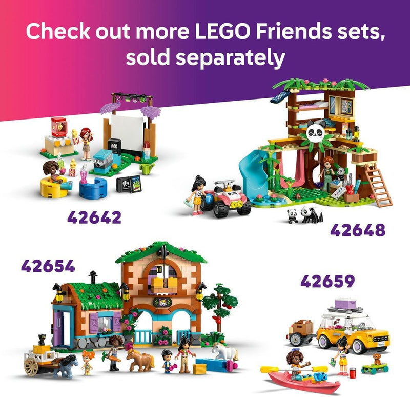 LEGO Friends Puppy Playground Toy for 4+ Year Old Girls - incl. a Park with a Slide, 2 Mini Dolls & 3 Pet Dog Animal Figures - Creative Gift Idea - 42665