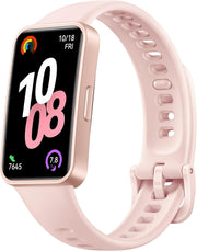 Band 10 Smart Watch, Metallic Design and Comfortable Wearing, Pro-level Sleep Analysis, Emotional Health Aid, 100 Workout Modes, Robust Battery Life, IOS and Android, Pink - Pink