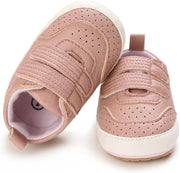 E-FAK Baby Shoes Boys Girls Infant Sneakers Non-Slip Rubber Sole Toddler Crib First Walker Shoes