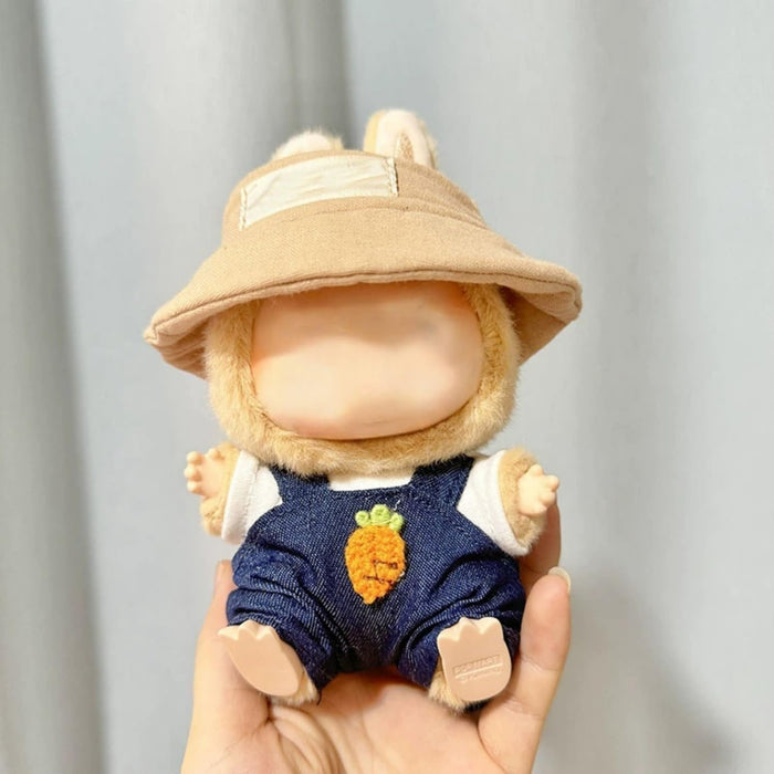 KASTWAVE Doll Clothing Set for 17cm Collectible Dolls, Compatible with Labubu Plush Doll, Fits Most 17cm Doll Accessories, Gift for Girls & Kids ( No Doll Included )
