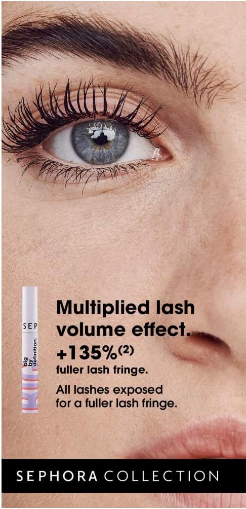 Collection Big By Definition Defining & Volumizing Mascara - Long-Wearing Mascara That Provides Fuller-Looking Lashes (2 PACK)