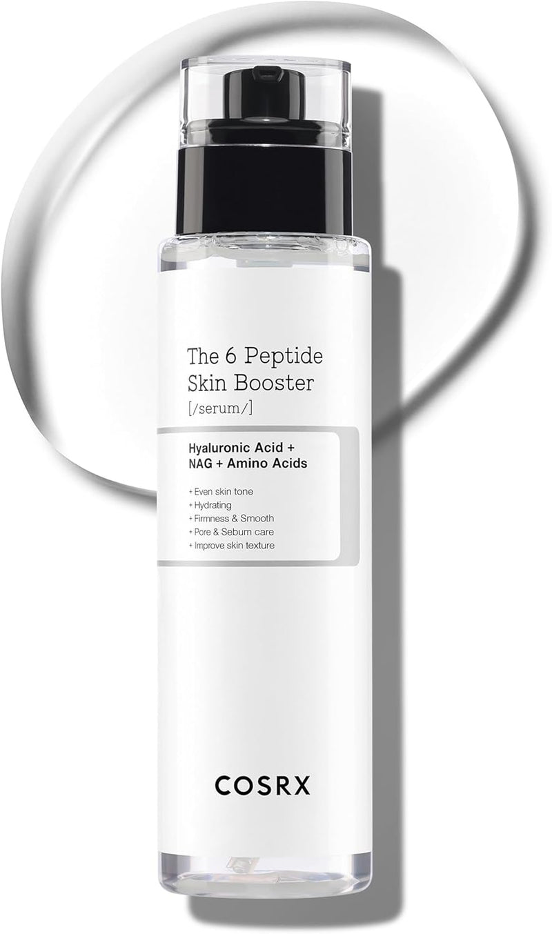 6 x Peptide Collagen Booster Toner Serum 150 ml / 5.07 Fl.Oz, Skin Renewal Boosting Facial Essence, Niacinamide & Hyaluronic Acid for All Skin Types, Korean Skincare, Paraben Free - 150 ml (1er Pack)