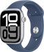 Apple Watch Series 10 GPS 46 mm Smartwatch with Jet Black Aluminium Case with Black Sport Band - M/L. Fitness Tracker, ECG App, Always-On Retina Display, Water Resistant
