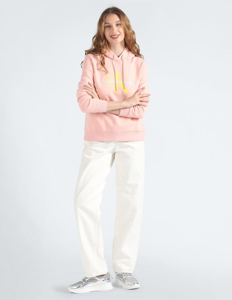 Women's ICONIC MONOLOGO HOODIE Hoodies - Pink Blush
