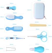 Baby Kit, 8 in 1 Portable Baby Basics Kit with Storage, Newborn Baby Health Safety Care Set for Infant Toddlers Care Keep Healthy and Clean