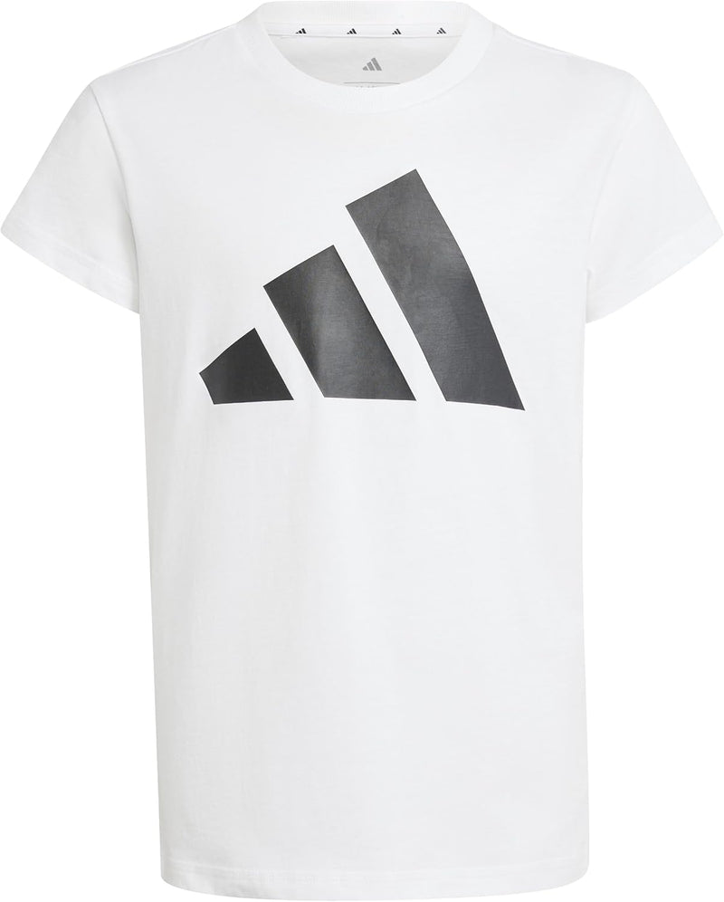 Girl's Essentials Cotton T-shirt T-Shirt - WHITE/BLACK