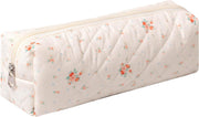 Cute Pencil Case Aesthetic Student Pouch Yellow Bow - Floret
