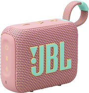 JBL GO 4 Ultra-Portable Bluetooth Speaker with AURACAST, Powerful Sound, 15H Playtime & Sleek Design, JBLGO4BLK, Black - Pink Go4