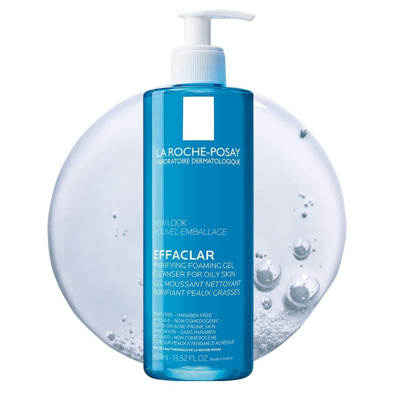La Roche-Posay Effaclar Acne Foaming Cleansing Gel for Oily and Acne Prone Skin 400ml