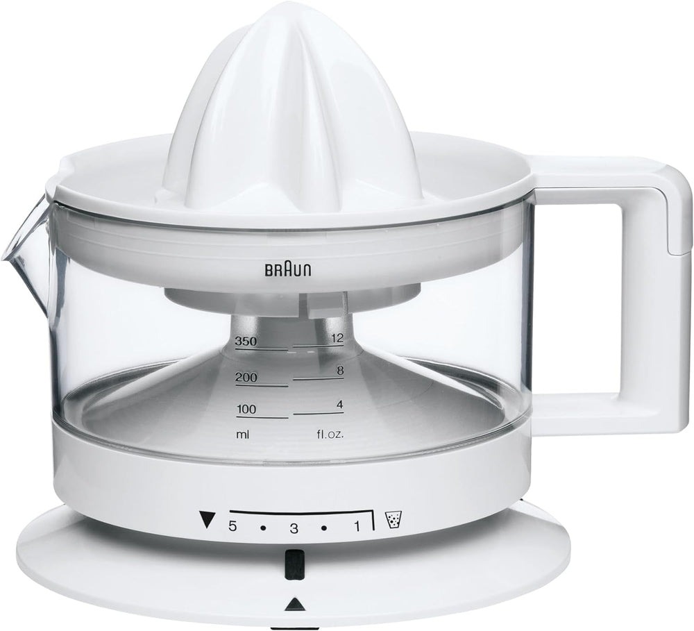 Braun Juicer, White, 350 Ml, Cj 3000"Min 1 year manufacturer warranty"