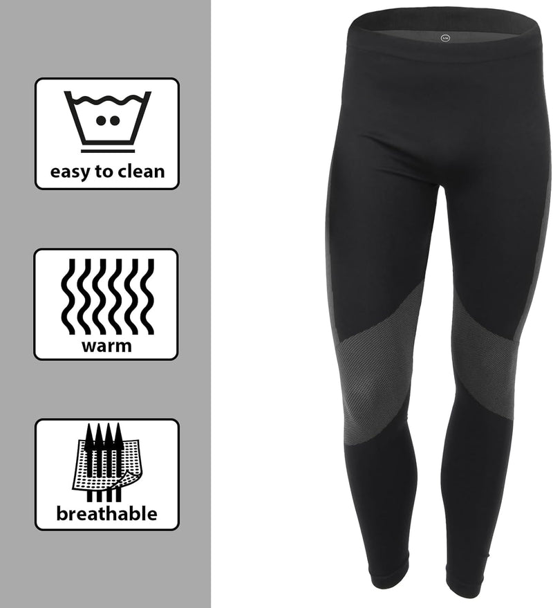 ALPIDEX Men's Functional Underwear Thermal Underwear Ski Underwear - Breathable, Warming and Quick Drying