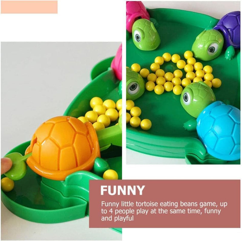 SAMARRA Hungry Turtle Beans Table Bean Pre-School Game Early Educational Toys for 2 to 4 Players