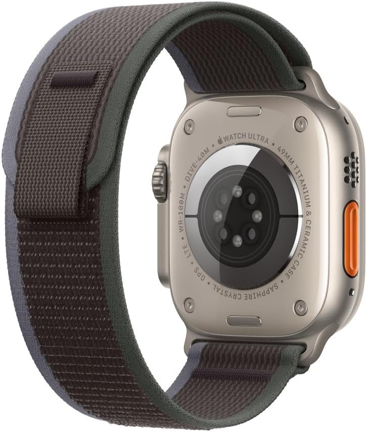 Apple Watch Band - Trail Loop - 49mm - Green/Grey - S/M