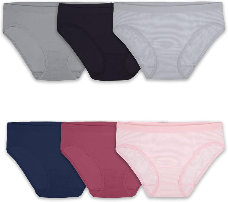 Women's 360 Underwear, High Performance Stretch for Effortless Comfort, Available in Plus Size - Bikini - Assorted Color
