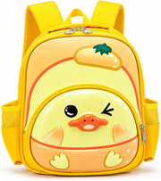 JZLIFE Kids' Backpacks,Kids' School Bags,Durable Lightweight Backpacks for Preschoolers with Cartoon Design, Waterproof Breathable Kindergarten Backpacks for Toddlers - Rubber Duck