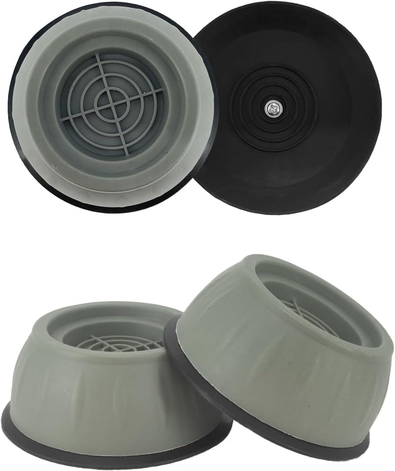 Anti-Vibration Washing Machine Feet Pads, 4 Pack Noise Dampening & Adsorption Suction Cup, Floor Protection Pads Anti Vibration Pad