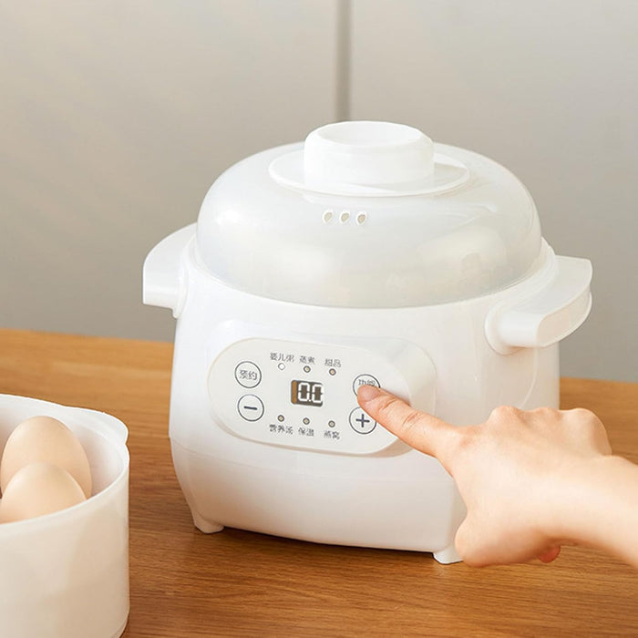Cryfokt Electric Stew Cooker, Electric Ceramic Slow Cooker Versatile Convenient Use for Rice (UK Plug), Cryfoktxmzs0pg146-12