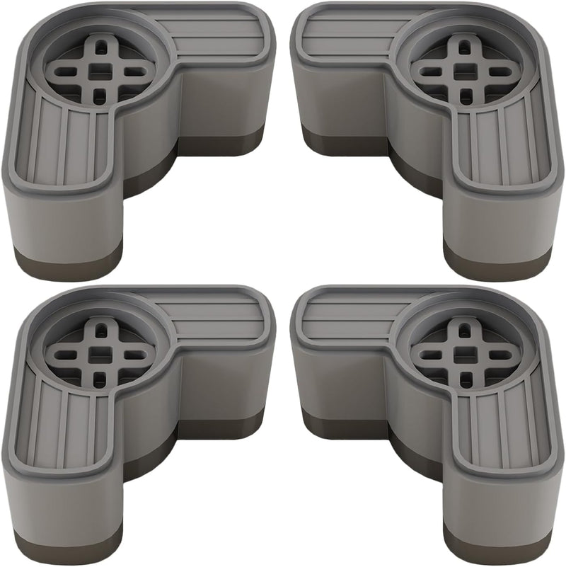 Vibration Pads for Washer and Dryer - 4X Washer Dryer Pedestal,Shock-Absorbing Heighten Stabilizer, Noise Reduction Appliance Accessories for Apartment Use