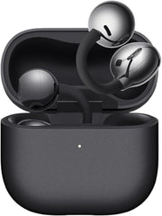 FreeClip 2 Open-Ear Clip-On Earbuds, C-bridge design, Lightweight, 38H Battery, Fast Charge, Dual Driver, IP57 Waterproof & dust proof, Touch & Head-motion control, iOS & Android, Blue - Black