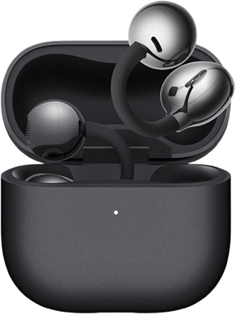FreeClip 2 Open-Ear Clip-On Earbuds, C-bridge design, Lightweight, 38H Battery, Fast Charge, Dual Driver, IP57 Waterproof & dust proof, Touch & Head-motion control, iOS & Android, Blue - Black