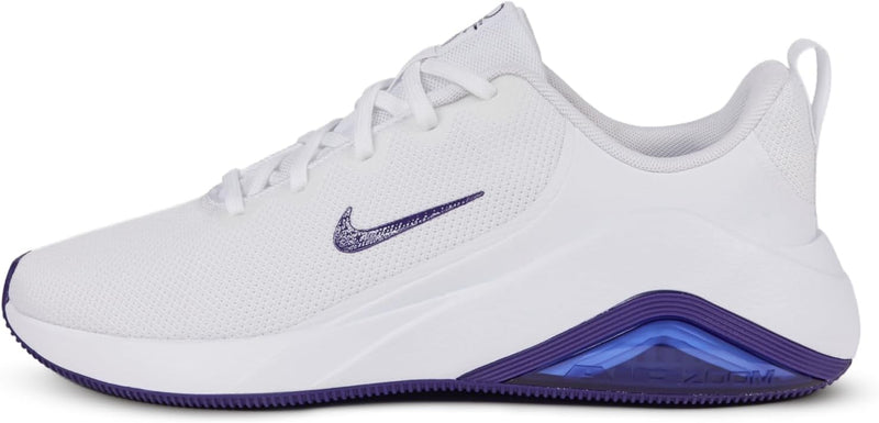 Air Zoom Bella 7 womens LACED SHOES - WHITE/COURT PURPLE-WHITE
