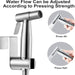 Handheld Bidet Sprayer Kit for Toilet, Stainless Steel Brushed Nickel Sprayer Toilet Bathroom Shower Head with 59 inch Hose and Wall Bracket Holder 3 Set(Note: linker not T valve Included)