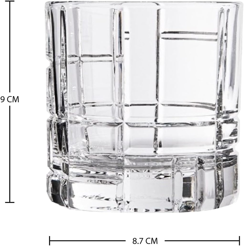 OCEAN TRAZE FTR (FUTURE) DOUBLE ROCK GLASS, 350 ML, 2 PCS SET, P0366302