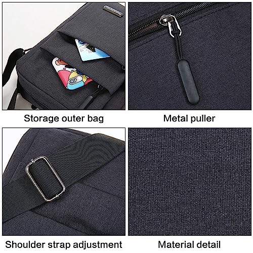 JZS Crossbody Bag Small Shoulder Backpack for Men Chest Bags Casual Daypack for Business Travel Cycling