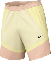 Icon Woven Basketball Shorts (Men) (6") HJ6351 - COCONUT MILK/WASHED CORAL/ALABASTER/(BLA