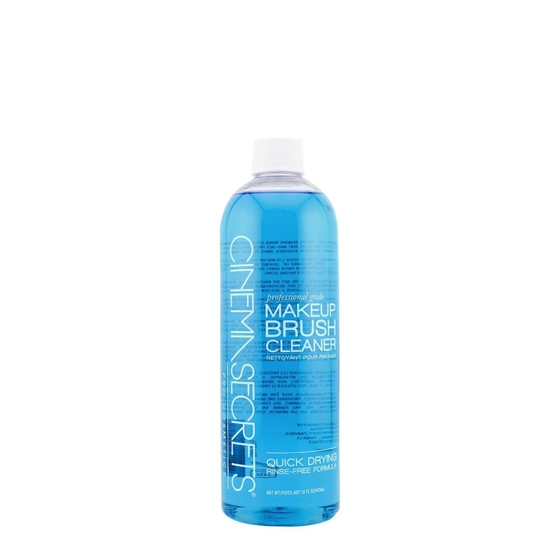 Cinema Secrets Original Makeup Brush Cleaner Solution - Professional Cleanser for Makeup Brushes - Quick-Drying, Rinse-Free Formula - Removes Stubborn Waterproof Make Up - Vanilla (16 fl oz)