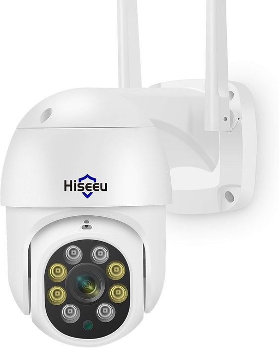 Hiseeu Indoor Security Camera, 2.4G/5G 5MP Baby Monitor Pet Camera for Home Security, PTZ 360°, Auto Tracking, 2 Way Audio, Night Vision, PIR Detection, Local Storage…