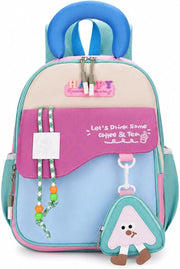 Cute School Backpack for Boys & girls Ergonomic with Back Protection, Water-Repellent and Reflective Strips for children Teen Student Fashion Bookbag Backpack - Green