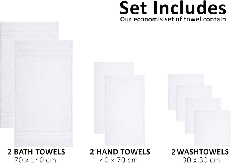 Bliss Casa - Luxury Hand Towels (40 x 70 cm) - 100% Combed Cotton, Ultra Soft and Highly Absorbent, Hotel & Spa Quality Hand Towels