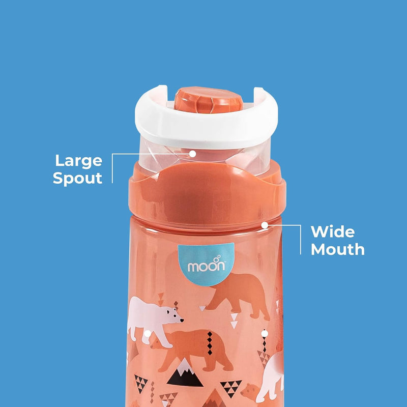 Kids Water Bottle Portable 735ml for Indoor & Outdoor Activities: TravelPicnicsHikingschoolsports Spill ProofBreak ResistantBPA Free Dishwasher Safe, OdorFree Red