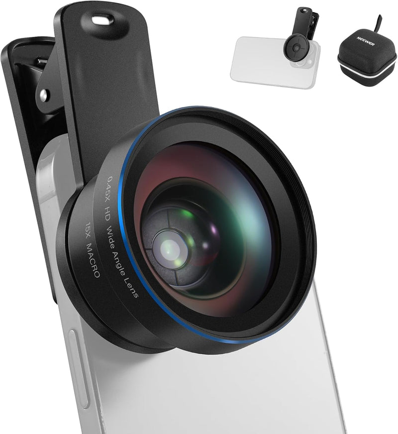 NEEWER BASICS LS-69 15x Macro Phone Lens Kit with 37mm Lens Clamp, LS-69 - LS-67