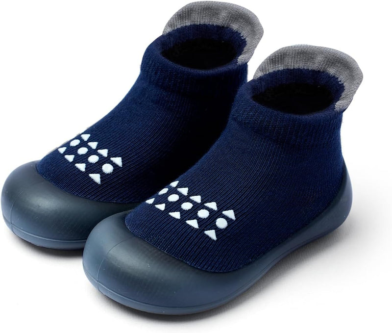 Bearbay Baby Sock Shoes Baby Walking Shoes Infant Non-Slip Breathable Slippers with Soft Rubber Sole Baby Boys Girls Sneakers