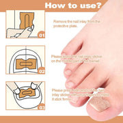 Multi-Purpose Nail Repair Patches 50Pcs, Nail Repair Toenail Treatment for Nail Fungus Damage, 8-Hour Treatment Restores Healthy Appearance