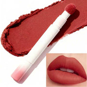 5-Piece Velvet Matte Lipstick Set, Waterproof Long-Lasting Cushion Lip Cream, Non-Stick Transfer-Resistant Moisturizing Makeup with Pink Red Purple Brown Shades