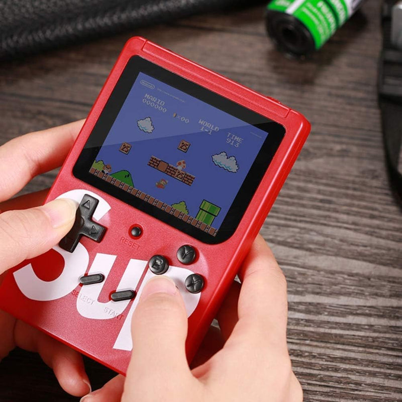 AWH INJOY SUP Game Box - 400 Retro Games in 1 Mini Console Can Connect to TV Yellow