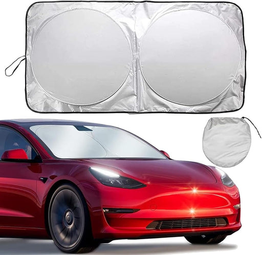 Car Front Windshield Sunshade Umbrella, Uv Protection & Heat Insulation Foldable Sun Shade Sun Visor, Full Cover Sun Shade For Most Vehicles, 145 79CM - Standard(150x72cm)
