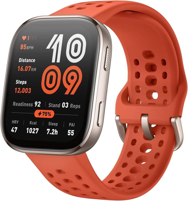 Amazfit Bip 6 Smart Watch 46mm, 14 Day Battery, 1.97" AMOLED Display, GPS & Free Maps, AI, Bluetooth Call & Text, Health, Fitness & Sleep Tracker, 140+ Workout Modes, 5 ATM Water-Resistance